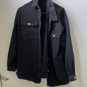 Black Jean Jacket, Size M